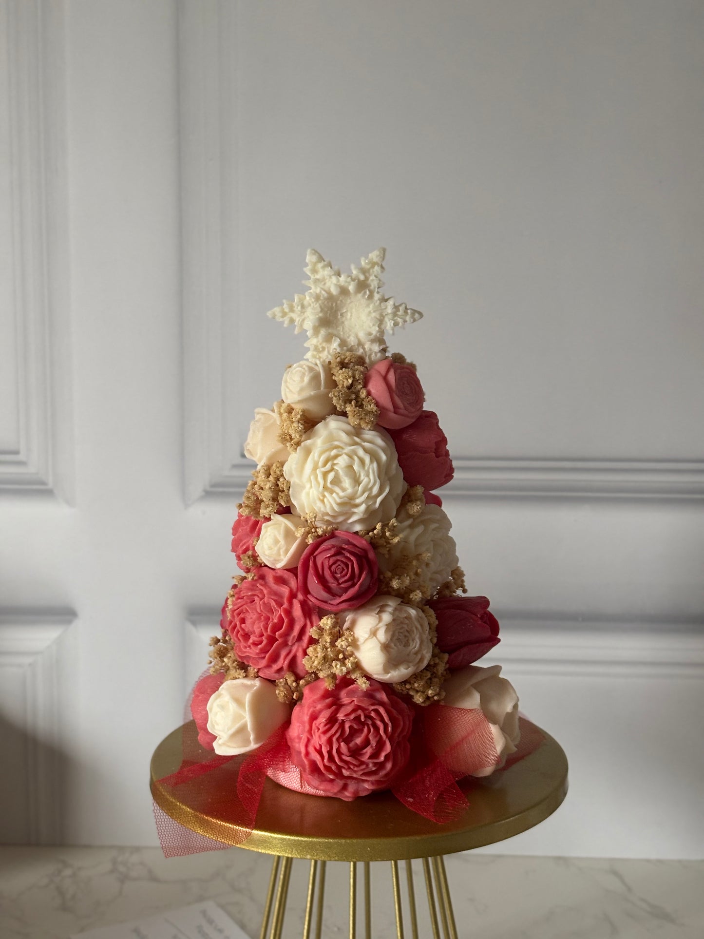 Albero Natalizio in Fiori di Cera